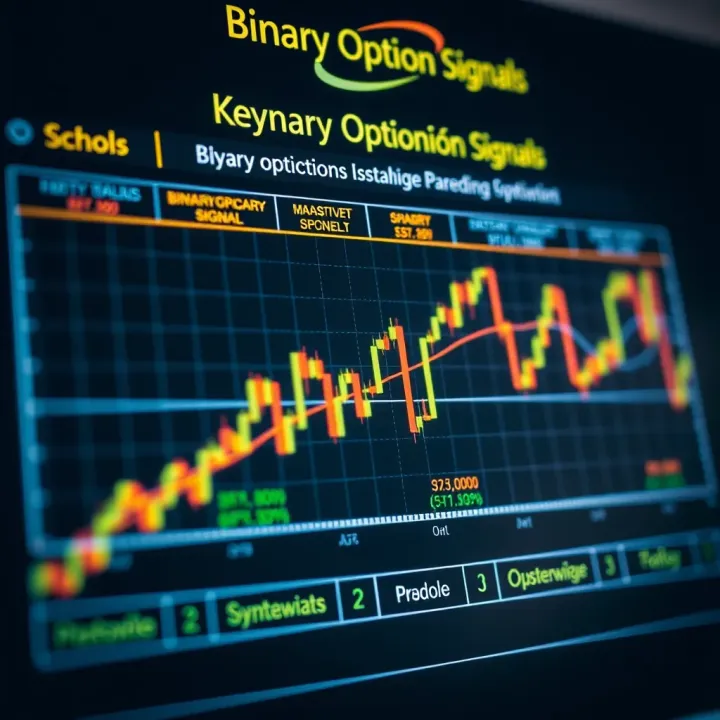 Key Types and Interpretation of Binary Option Signals Chart showing key binary option signal types and interpretation methods