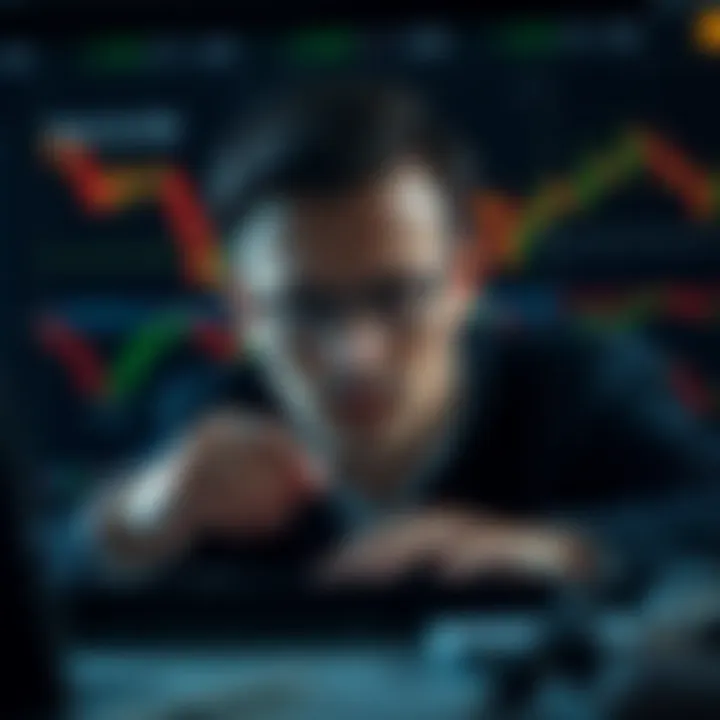 Illustration of risk management and emotional control in financial trading