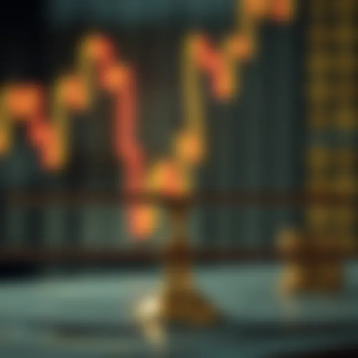 Conceptual illustration showing risk and reward balance in binary options investment