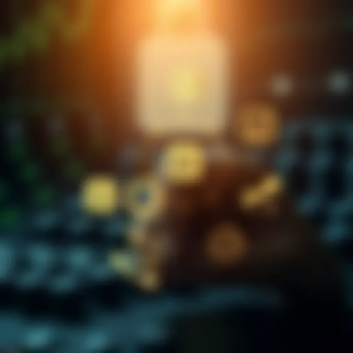 Illustration of secure investment strategies and regulatory compliance icons