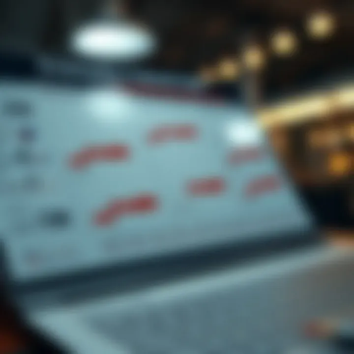 Calendar highlighting key economic events and market fluctuations