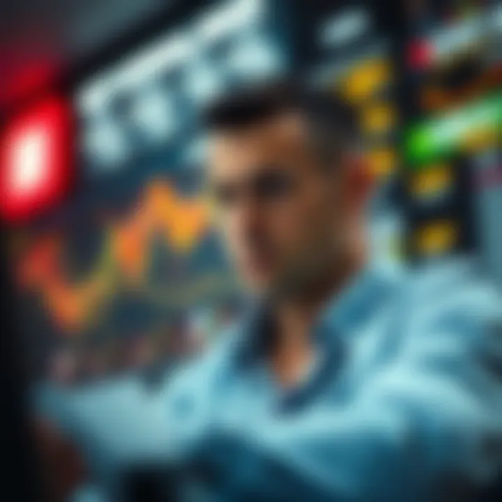 Visual representation of risk management strategies in binary options investment