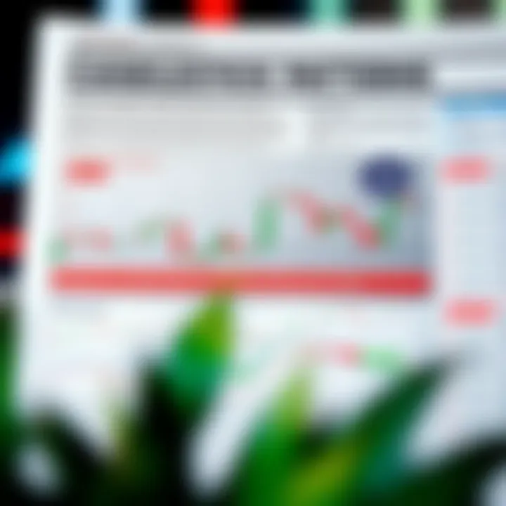 Detailed illustration of various candlestick chart patterns used in financial market analysis