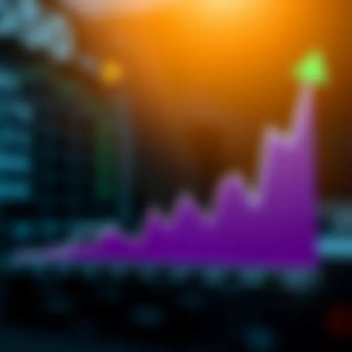 Graph showing upward trend in investment returns from copy trading platforms