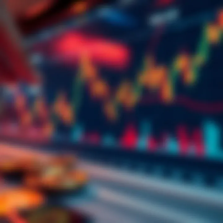 Graph showing bitcoin price fluctuations over a single trading day