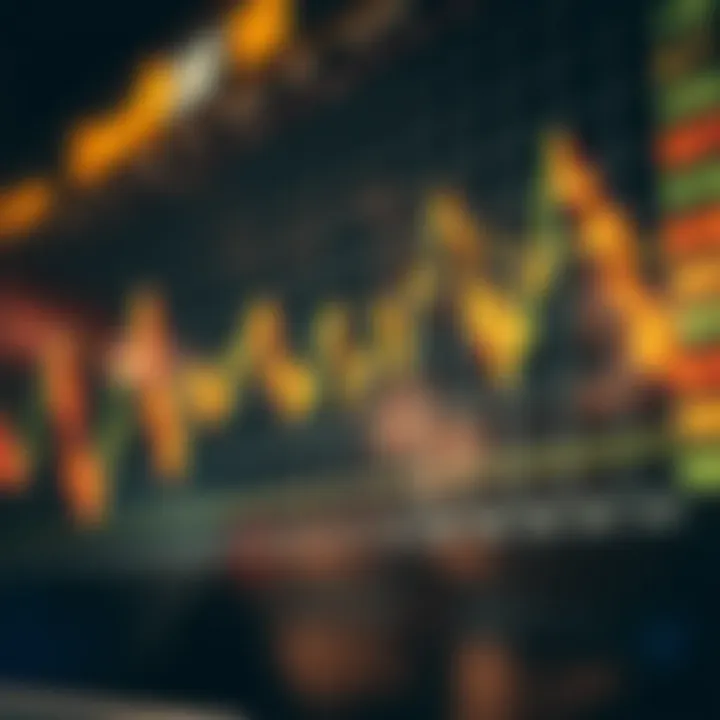 Chart showing cryptocurrency price fluctuations during a single trading day