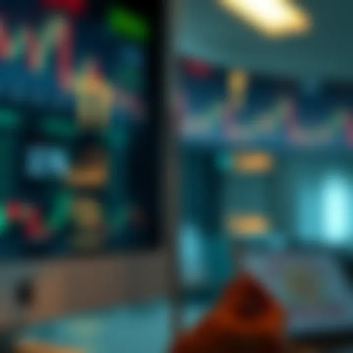 Illustration of emotional control and discipline with calm mindset symbols and trading indicators