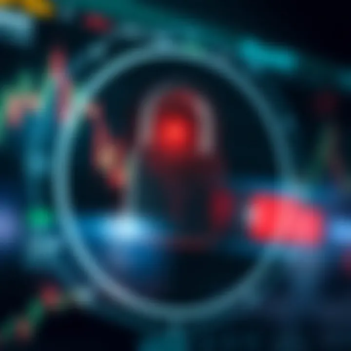 Secure digital lock symbolizing safety measures in online financial trading