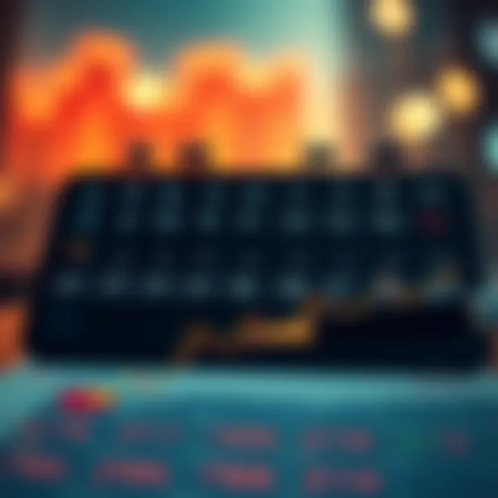 Economic calendar displaying upcoming macroeconomic events and indicators