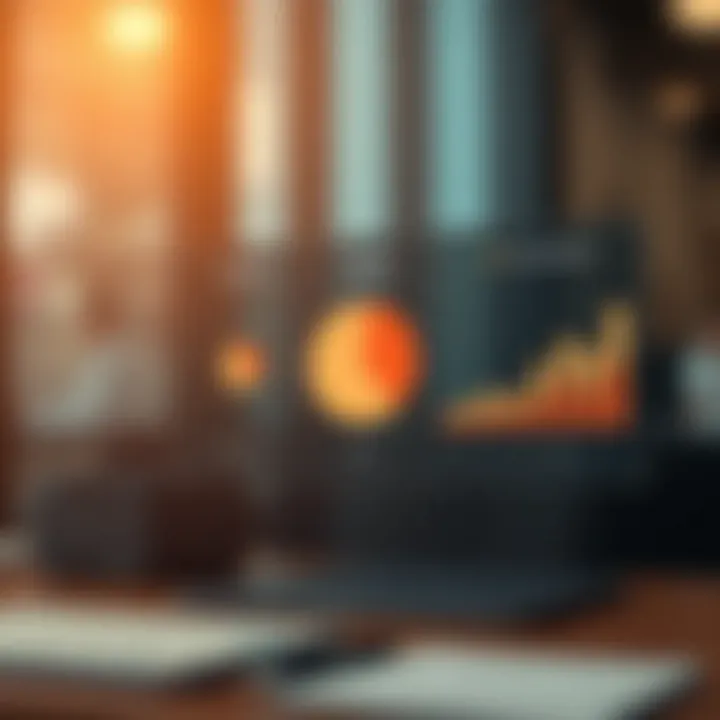 Diagram illustrating market segmentation and competitor positioning