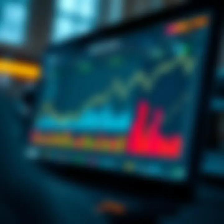 Detailed graph showing market trends and consumer behavior analysis