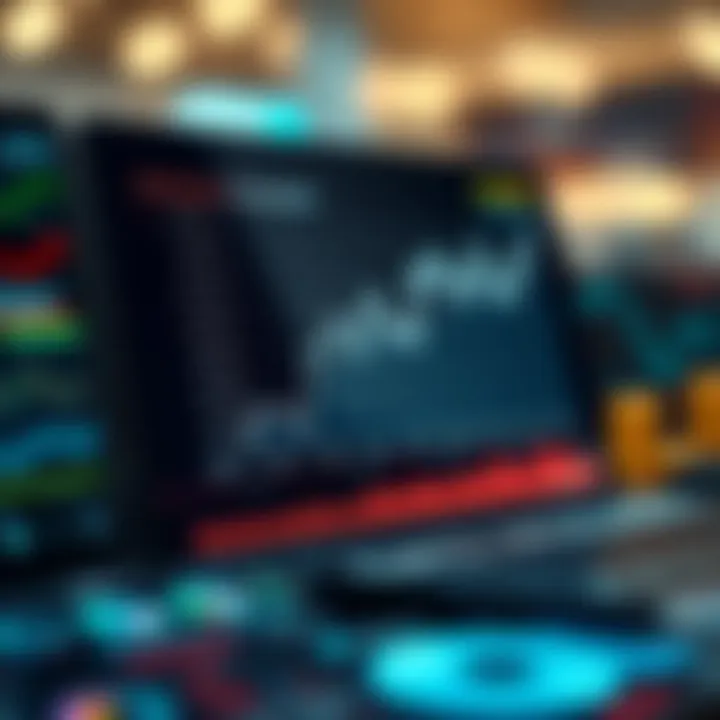 Graph showing various market research data analysis techniques