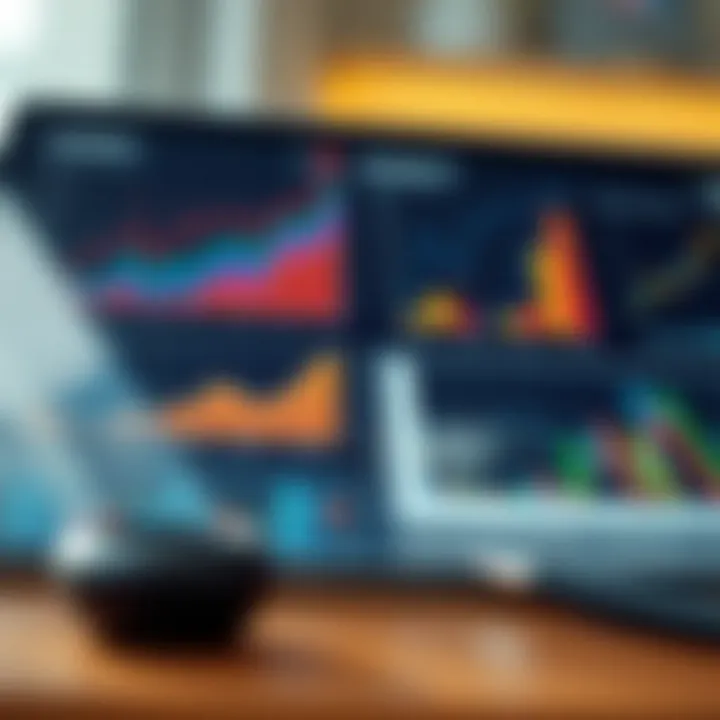 Detailed market analysis showing charts and graphs illustrating trends and competitor comparison