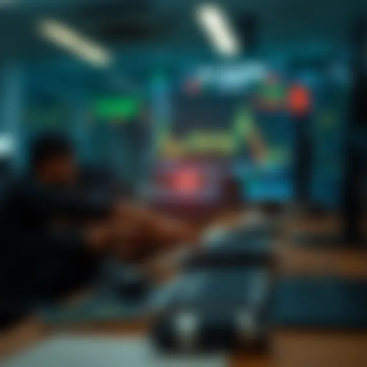 Illustration of risk management tools and safety measures for options traders