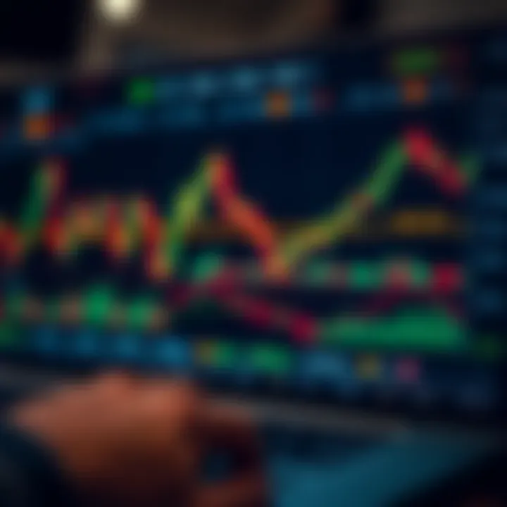 User-friendly trading platform interface with charts and market data