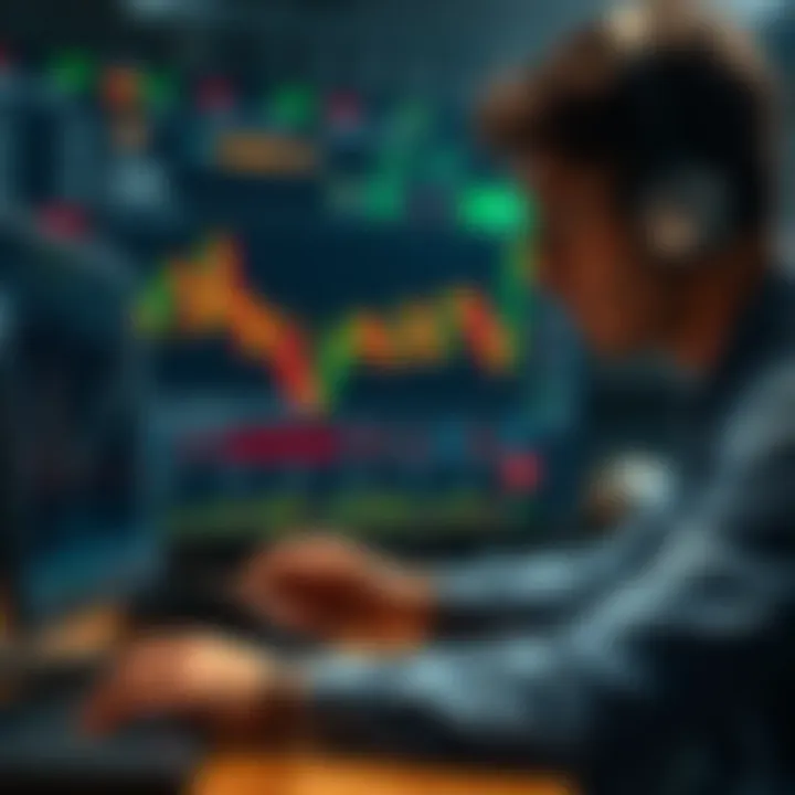 Technical Analysis Using Price Action Patterns Trader analyzing financial charts with price action patterns