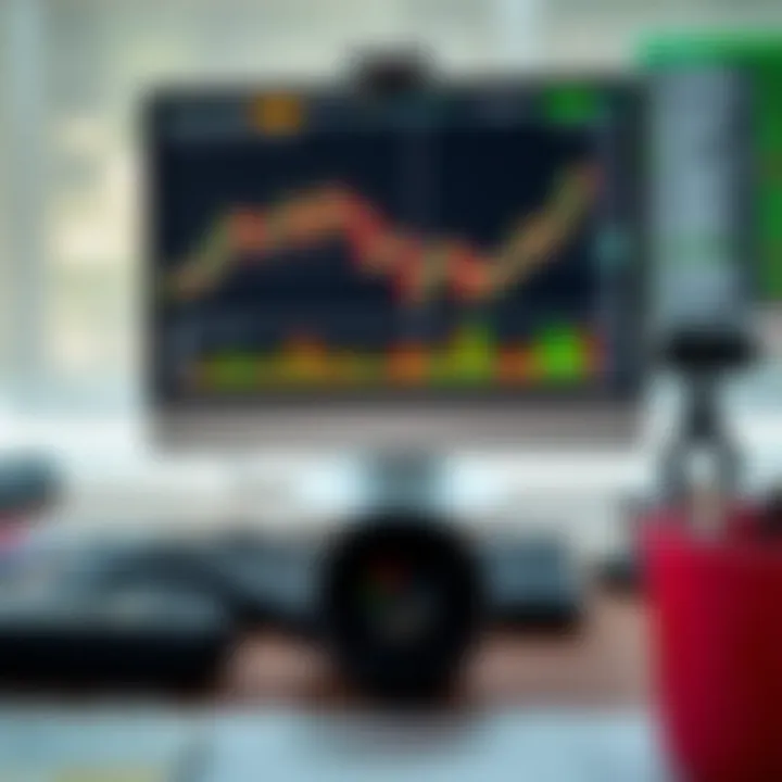 Visual representation of tools and indicators used in price action trading strategy