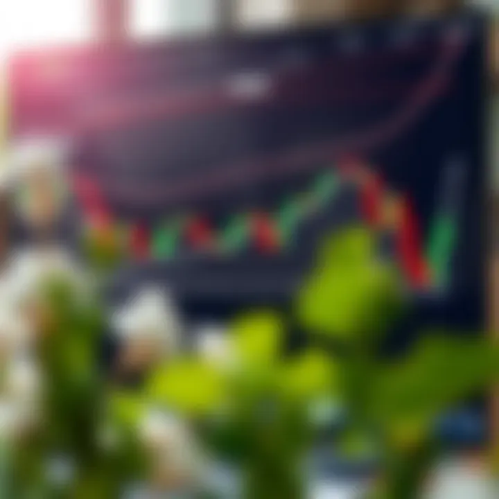 Graph illustrating risk management techniques and psychological factors impacting trading decisions