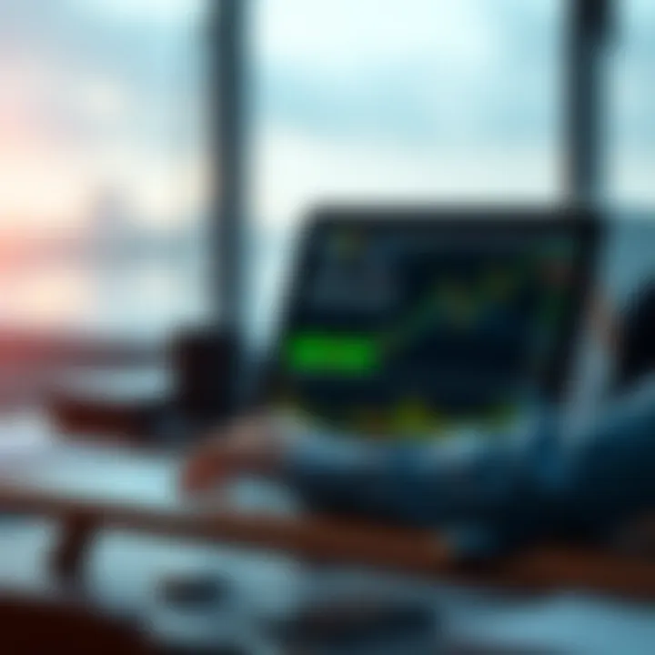 Illustration of risk management strategies and decision-making in financial trading