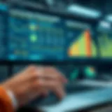 Infographic illustrating tools and technologies used in operational, financial, and strategic risk evaluation