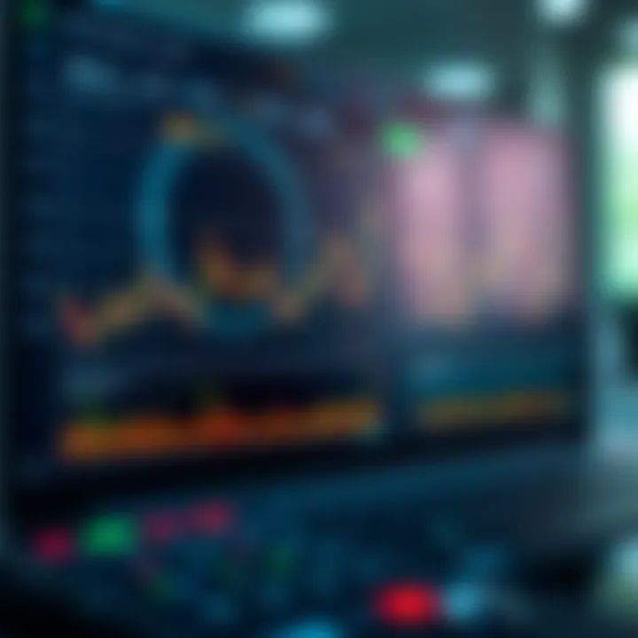 Dashboard showing key indicators and risk management tools for short duration trades