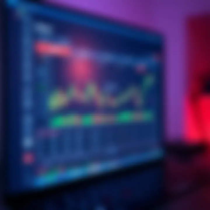 Binary options trading platform interface displaying charts and trading options in Brazil