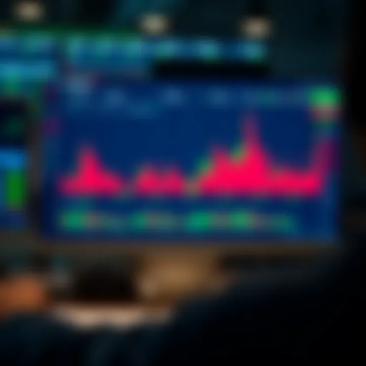 Virtual trading platform showing simulated financial transactions with virtual currency
