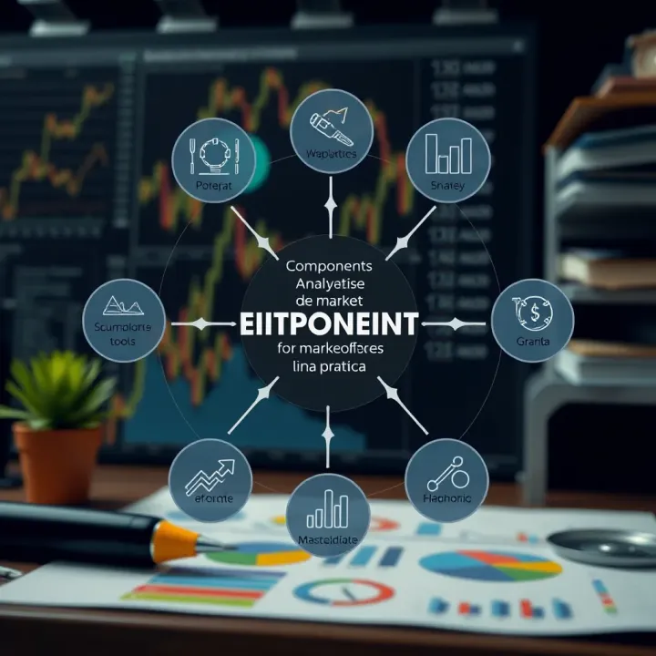 Diagram of Key Components and Tools for Effective Market Examination Diagram illustrating key components and essential tools for thorough market examination