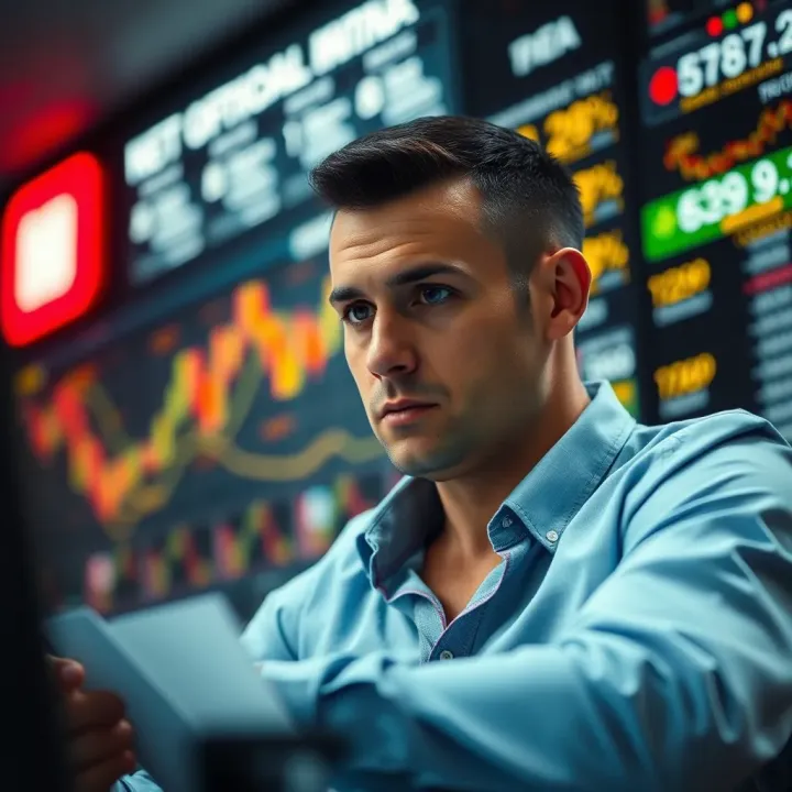 Visual representation of risk management strategies in binary options investment