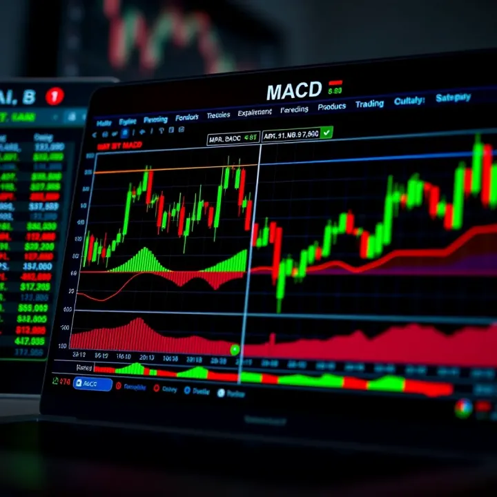 Comparison chart of standard versus customized MACD configurations in day trading scenarios