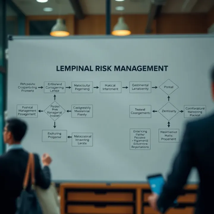 Applying Risk Management for Business Sustainability Flowchart showing effective application of risk management in business decision-making and sustainability