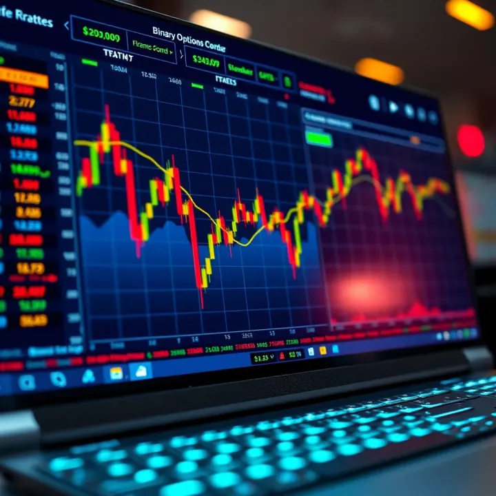 Dashboard with Excel formulas and functions automating binary options trading analysis and financial control