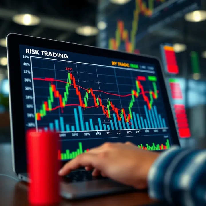 Effective Risk Management in Forex Day Trading Graph depicting risk management strategies and tools for short-term Forex trading