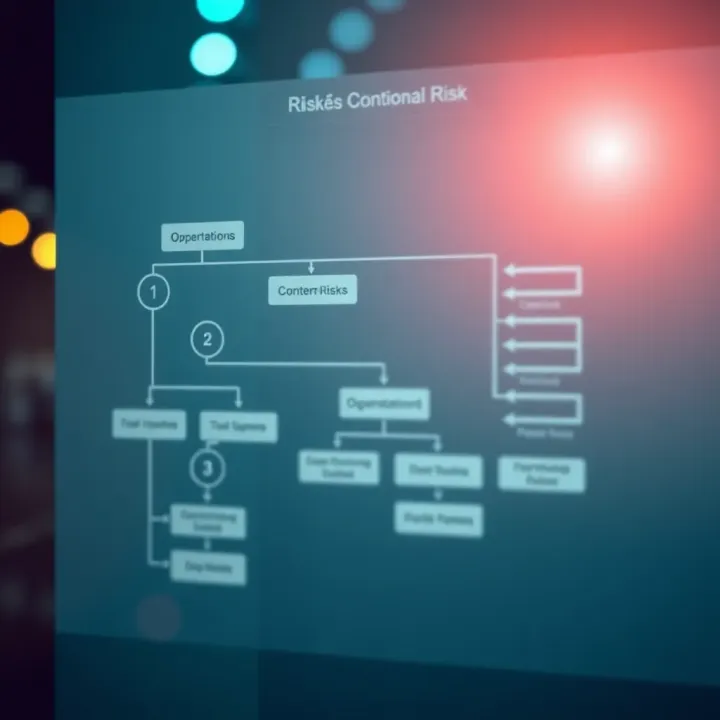 Flowchart displaying tools and controls applied to mitigate operational risks ensuring business continuity