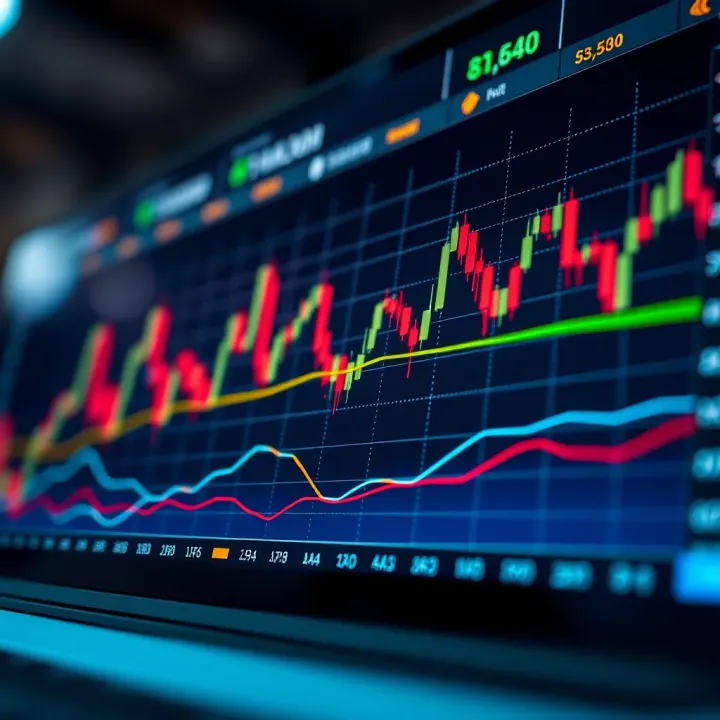 Analyzing Financial Data and Economic Indicators for Market Insight Graph showing various financial indicators with trend lines and data points