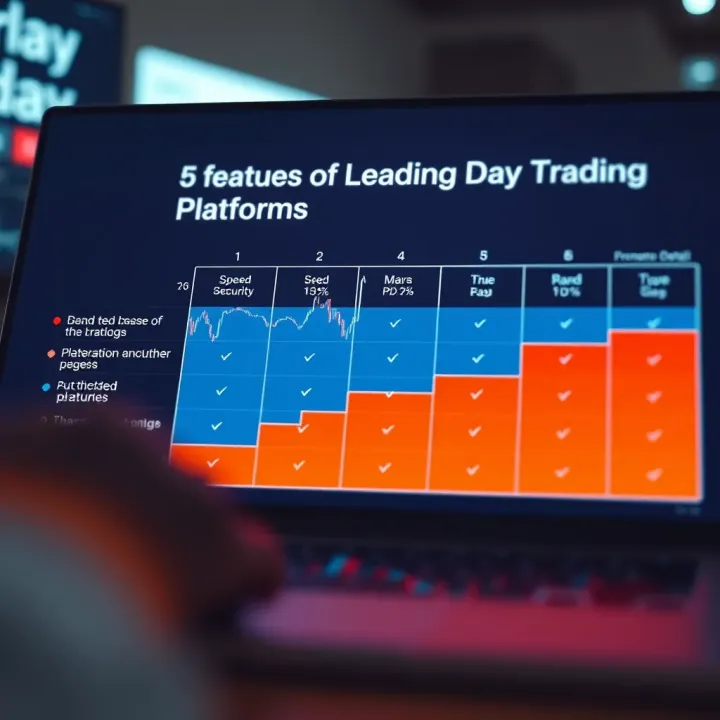Comparison chart highlighting key features such as speed, security, and costs among popular trading platforms
