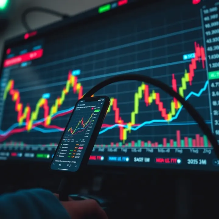 Graph showing paid traffic channels used in binary options trading strategies