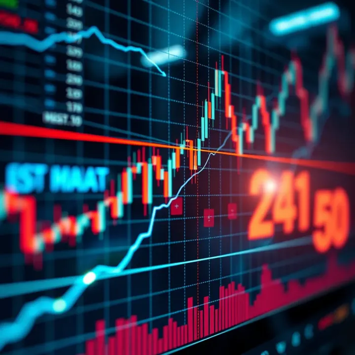 Support and Resistance Levels in Price Action Graph illustrating key support and resistance levels in financial market analysis