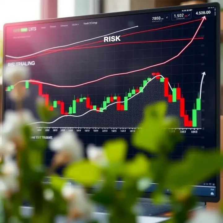Risk Management and Psychological Factors in Trading Graph illustrating risk management techniques and psychological factors impacting trading decisions