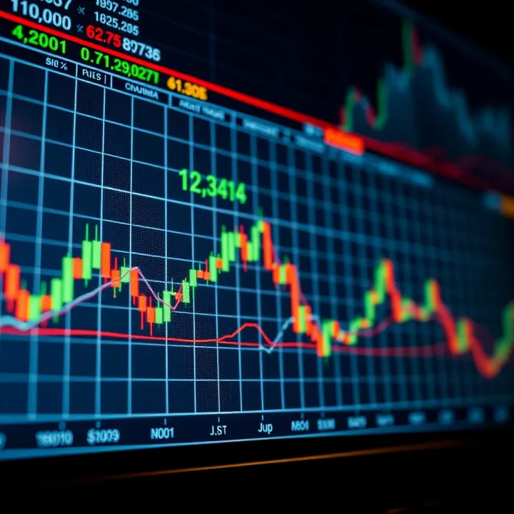 Graph illustrating risk management strategies and trade planning in short-term trading