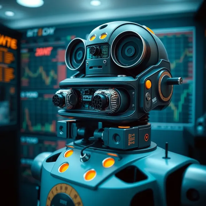 Functioning of Binary Options Trading Robots Diagram showing the components and operation of binary options trading robots